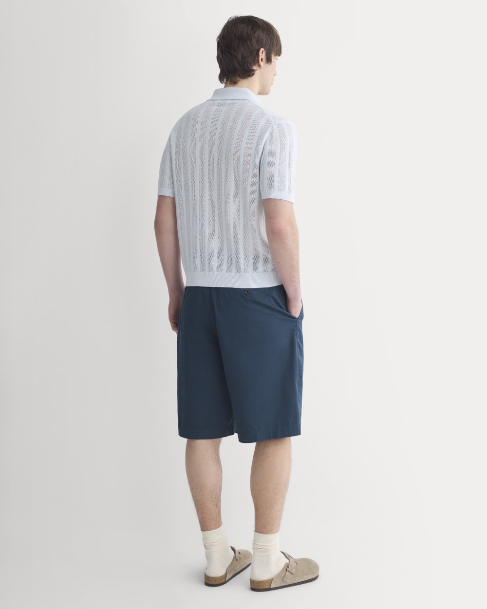 Textured Knit Resort Shirt | Skywriting - Image 5