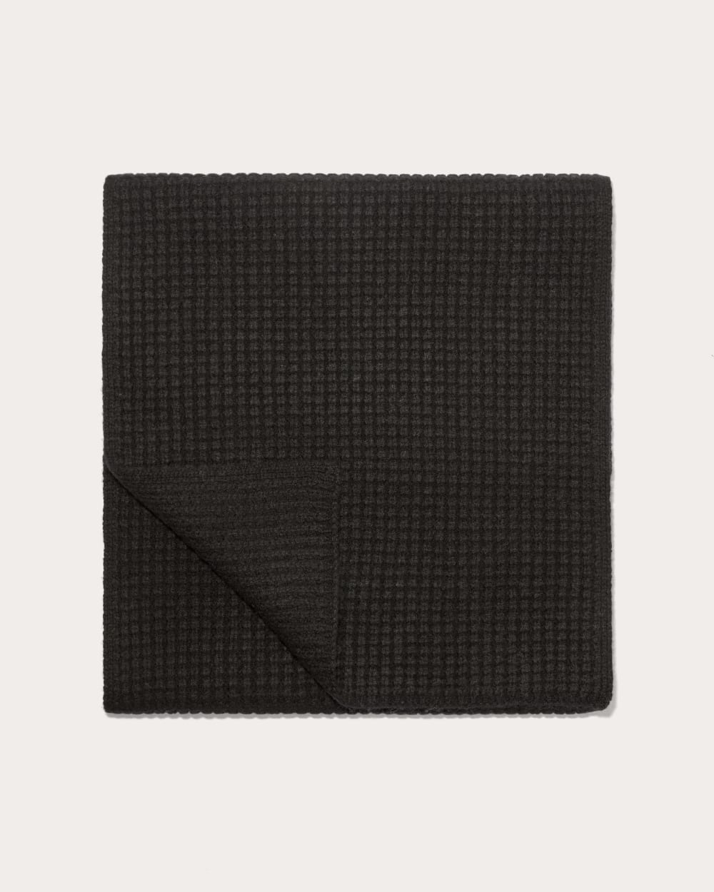 The Waffle Scarf | Black - Image 3
