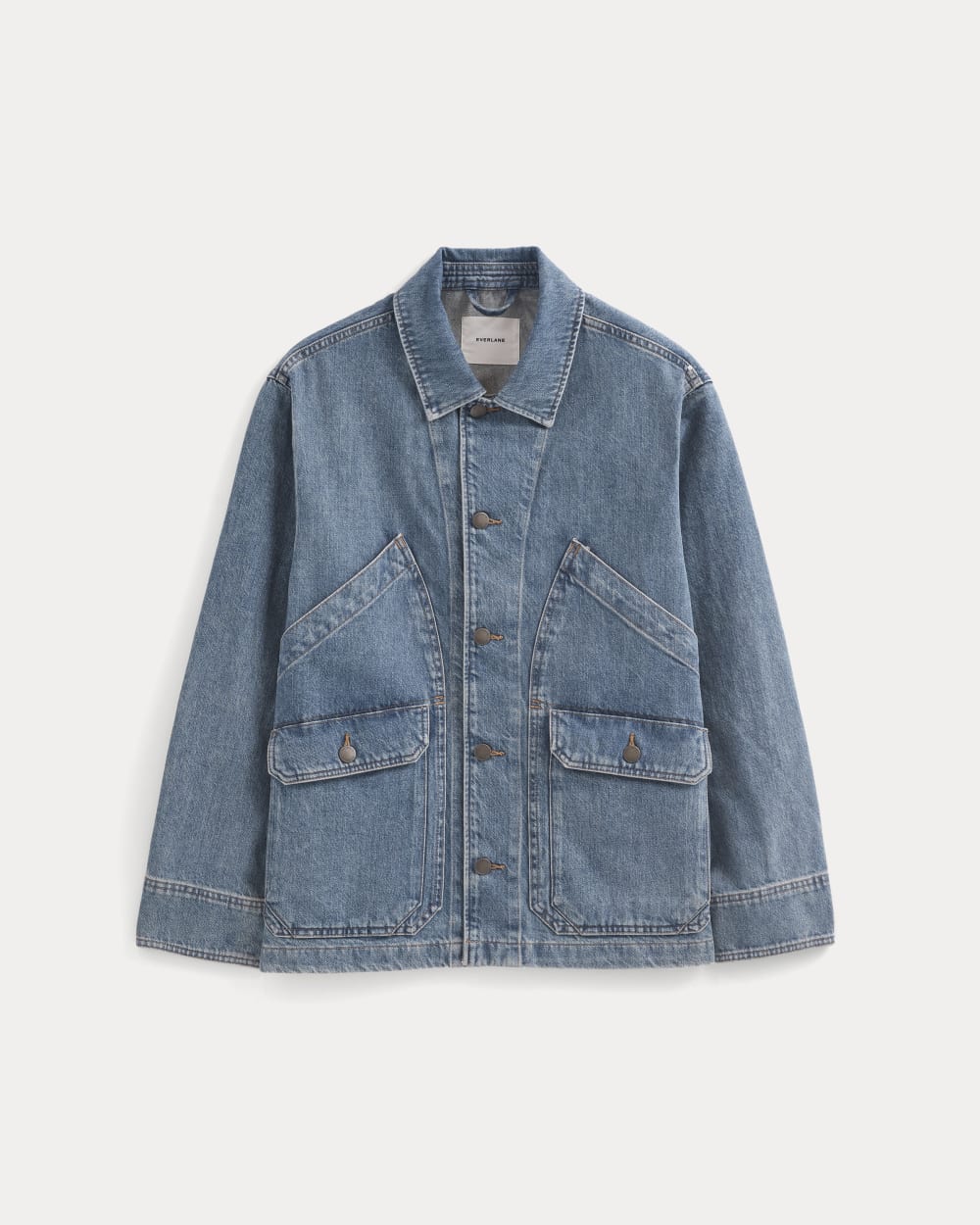 Relaxed Denim Barn Jacket | Robbins Indigo - Image 2