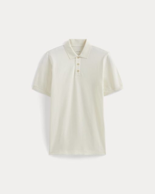 Alternative view of The Pique Polo | Bone
