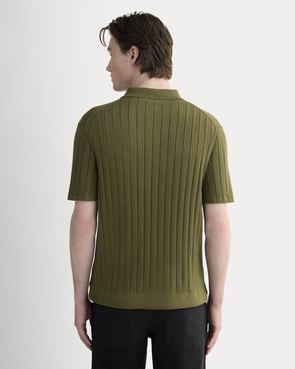 The No-Sweat Button-Down Polo | Olive - Image 5