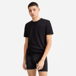 Alternative view of The Supima® Longer Boxer Brief | Uniform | Black