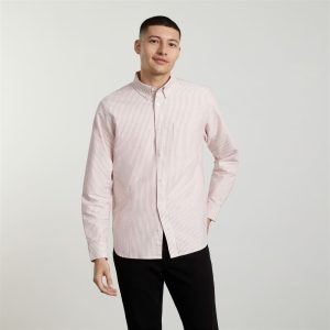 Alternative view of The Standard Fit Japanese Oxford Shirt | Uniform | Red / White | Standard