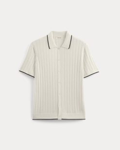 Alternative view of The No-Sweat Button-Down Polo | Heathered Canvas