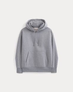 Alternative view of Luxe Fleece Hoodie | Vintage Heather Grey