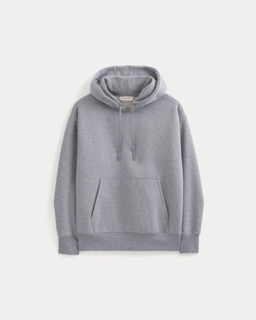 Alternative view of Luxe Fleece Hoodie | Vintage Heather Grey