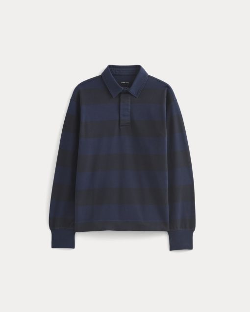Alternative view of Vintage Rugby Pullover | Navy / Black