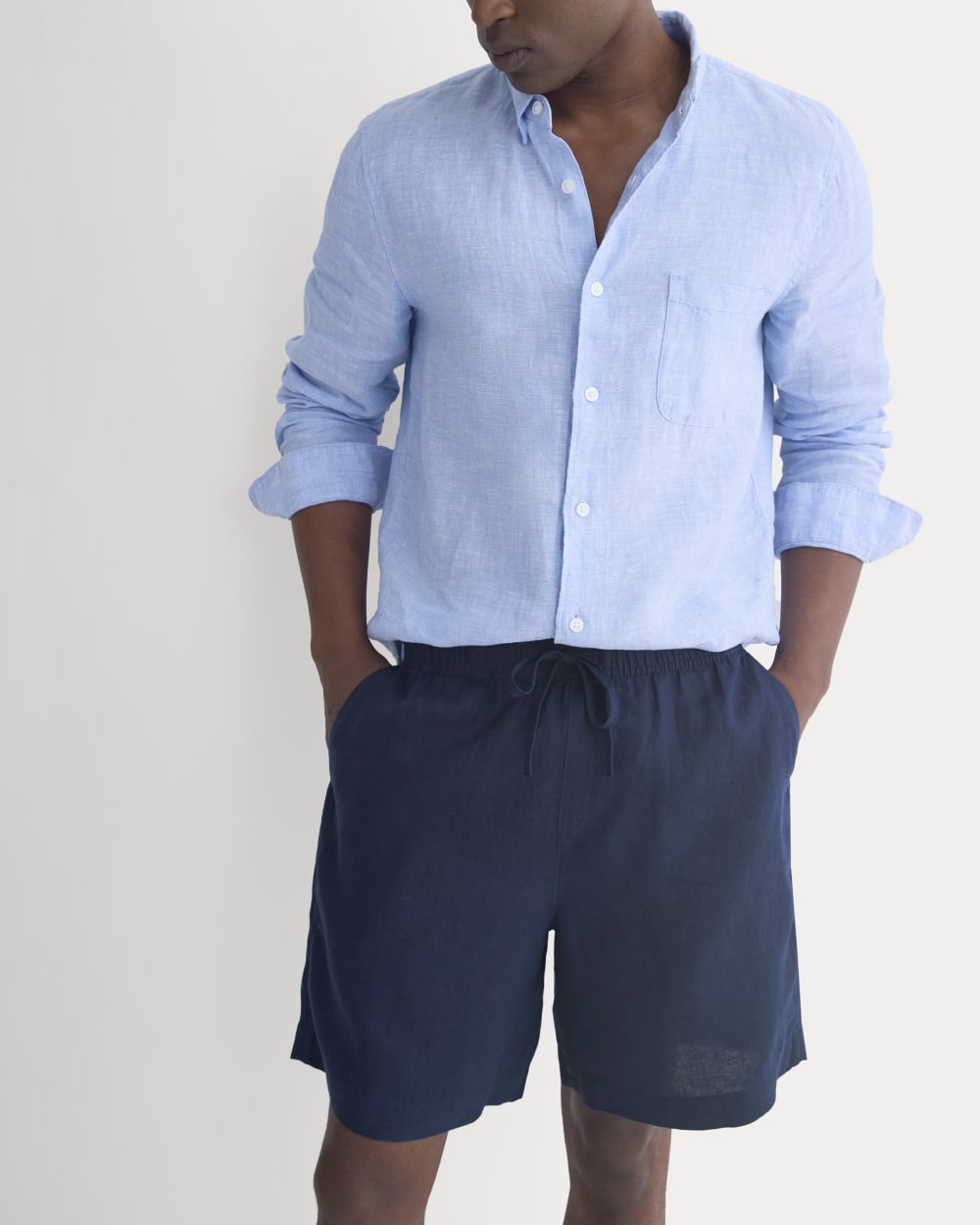 Linen Easy Short | Navy