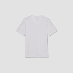 Alternative view of The Organic Cotton V-Neck Tee | White