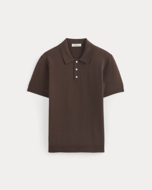 Alternative view of No-Sweat Polo | Dark Mahogany