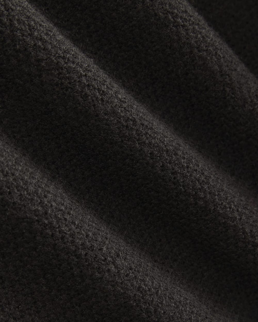 Henley in Wool Cashmere | Black - Image 6