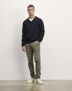 Alternative view of The Cashmere V-Neck Sweater | Black