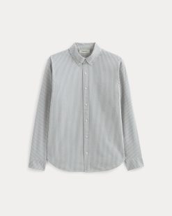 Alternative view of The Seersucker Long-Sleeve Shirt | Dutch Blue / Natural