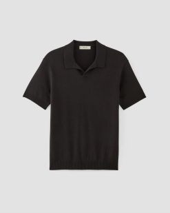 Alternative view of The No-Sweat Polo | Black