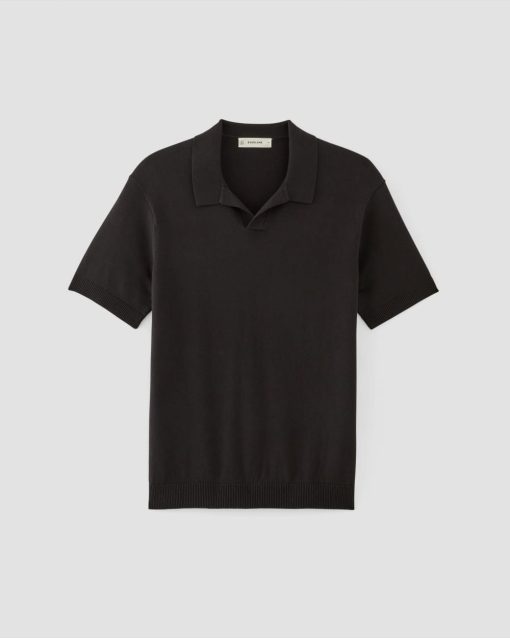 Alternative view of The No-Sweat Polo | Black