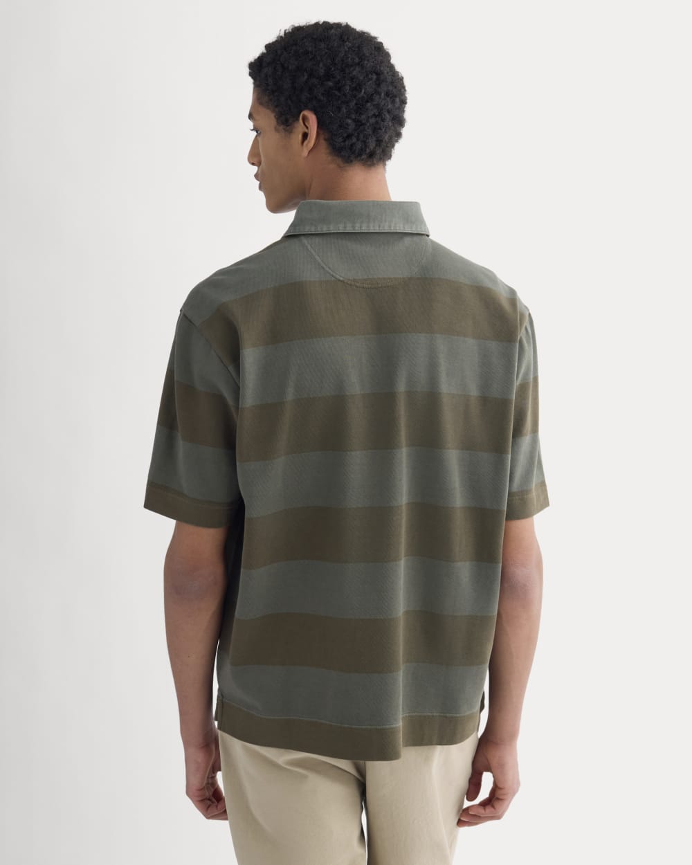 Vintage Rugby Polo | Overdye Olive Night - Image 5