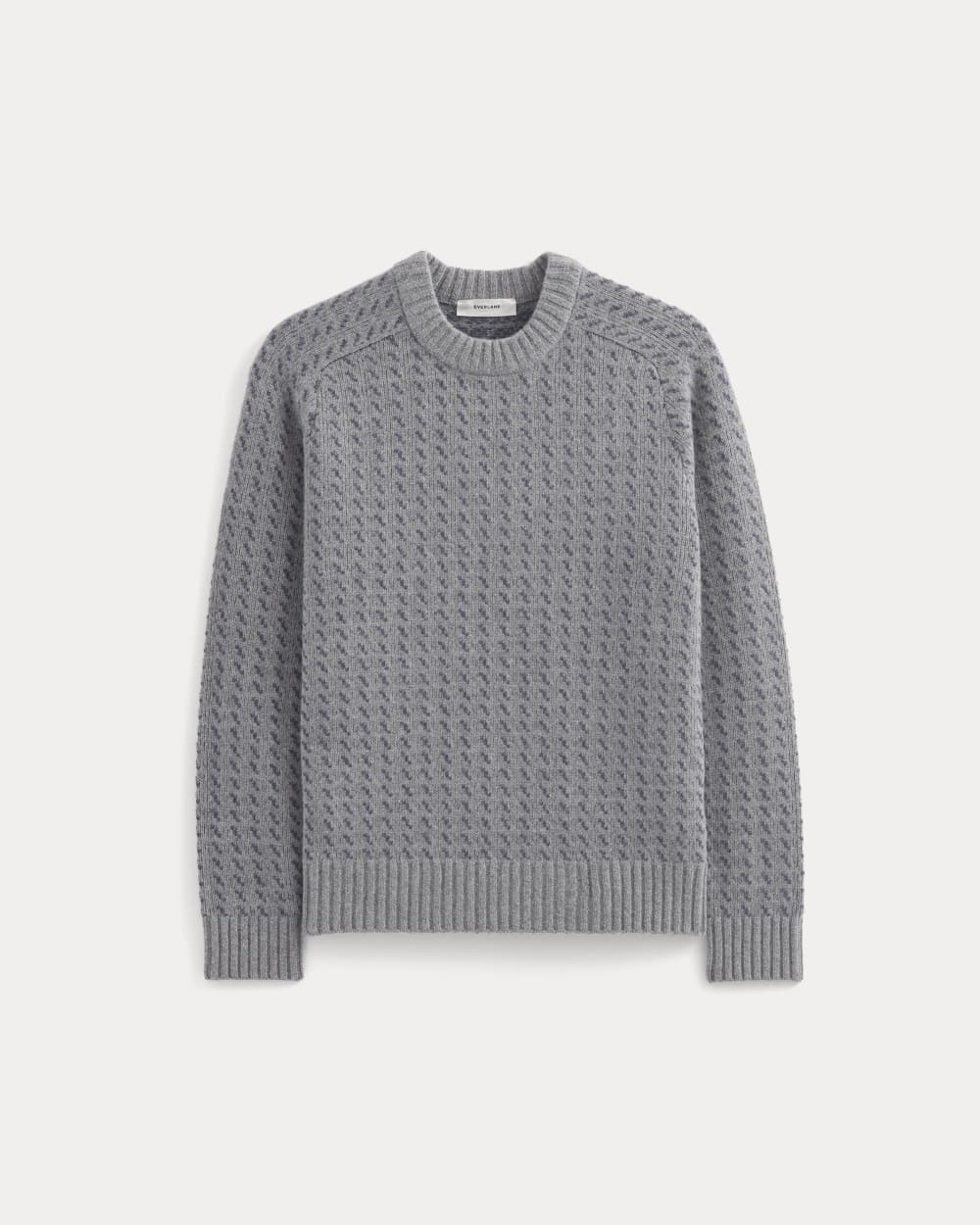 Wool Cashmere Nordic Crew | Vintage Heather Grey - Image 2