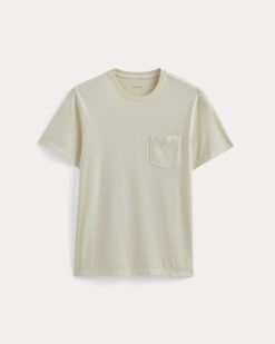 Alternative view of The Essential Organic Garment-Dyed Crew | Parchment