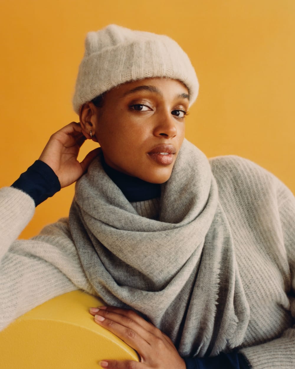 The Alpaca Beanie | Almond - Image 7