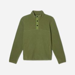 Alternative view of The ReNew Fleece Pullover | Moss