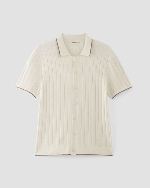 Alternative view of The No-Sweat Button-Down Polo | Heathered Canvas
