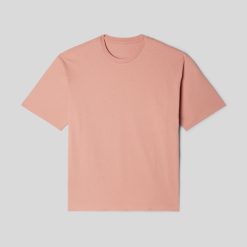 Alternative view of The Premium-Weight Relaxed Crew | Uniform | Light Rose