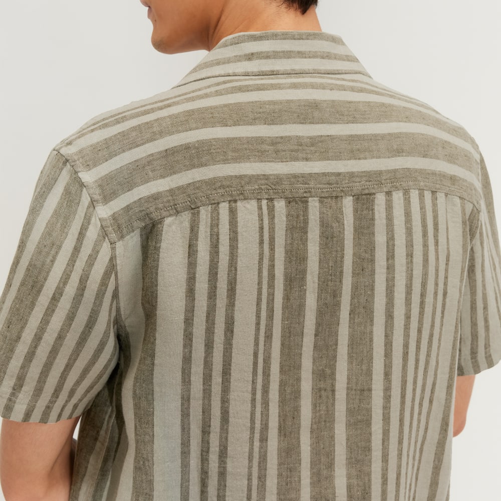 The Resort Shirt in Linen | Seagrass / Kalamata - Image 5