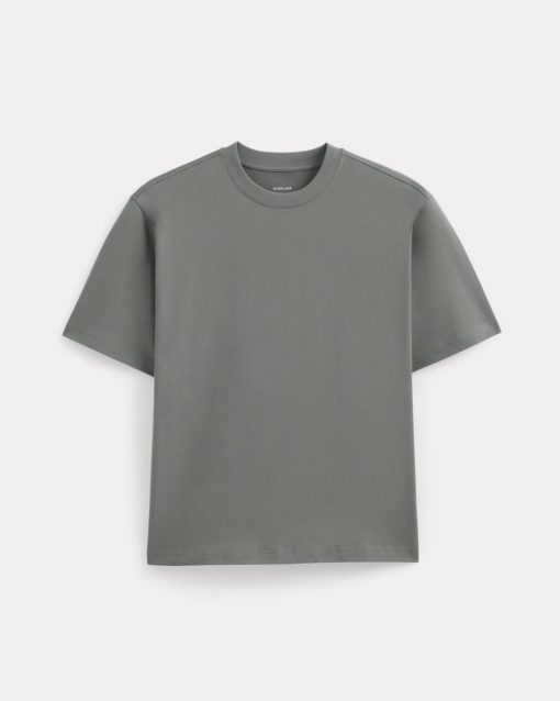 Alternative view of Archive Relaxed-Fit Cotton Crew | Agave Green