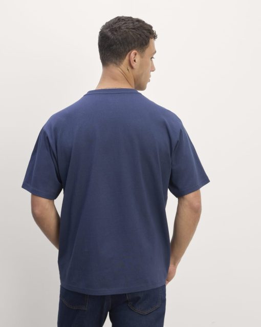 Alternative view of The Premium-Weight Relaxed Crew | Uniform | Navy