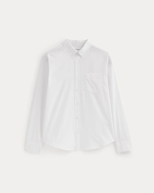 Alternative view of The Washed Poplin Shirt | White