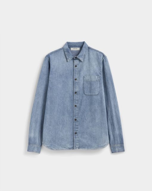 Alternative view of The Denim Shirt | Mid Indigo