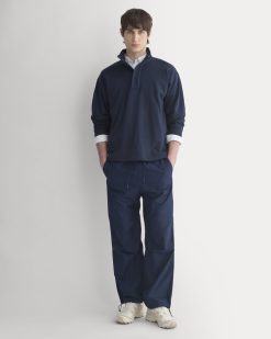 Baggy Parachute Pant | Deep Navy
