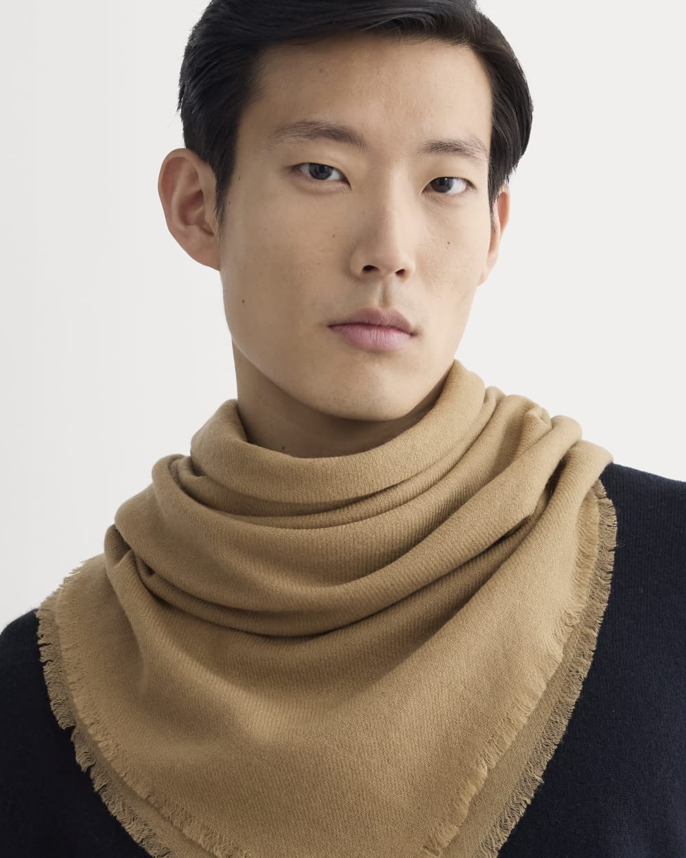 The Cashmere Feather Scarf | Tiger's Eye - Image 3
