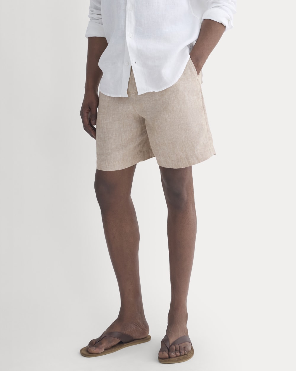 Linen Easy Short | Cornstalk Chambray - Image 5