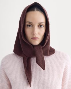 Alternative view of Cashmere Lovergirl Large Kerchief | Burgundy