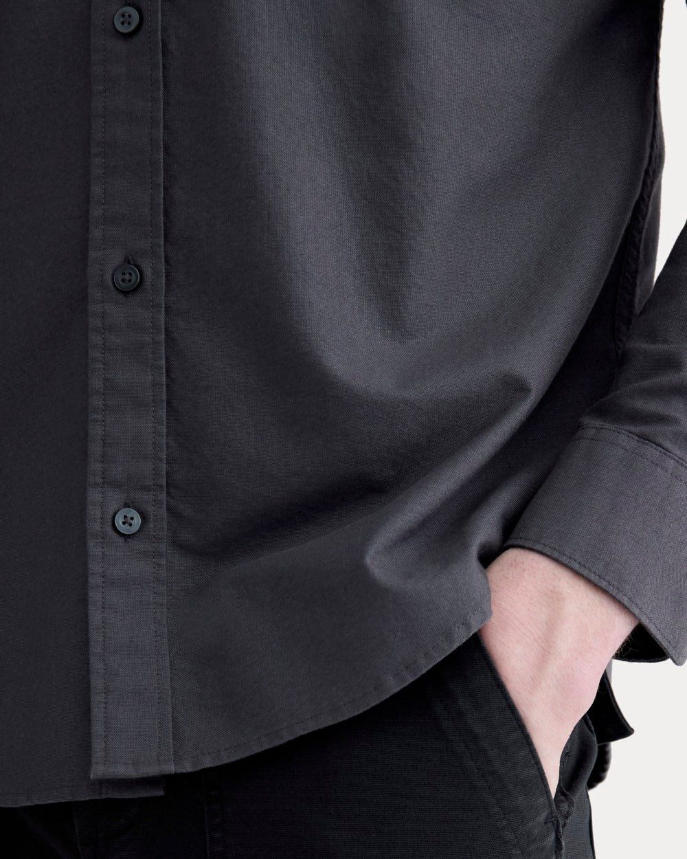 The Slim Oxford Shirt | Slate Grey | Tall - Image 5