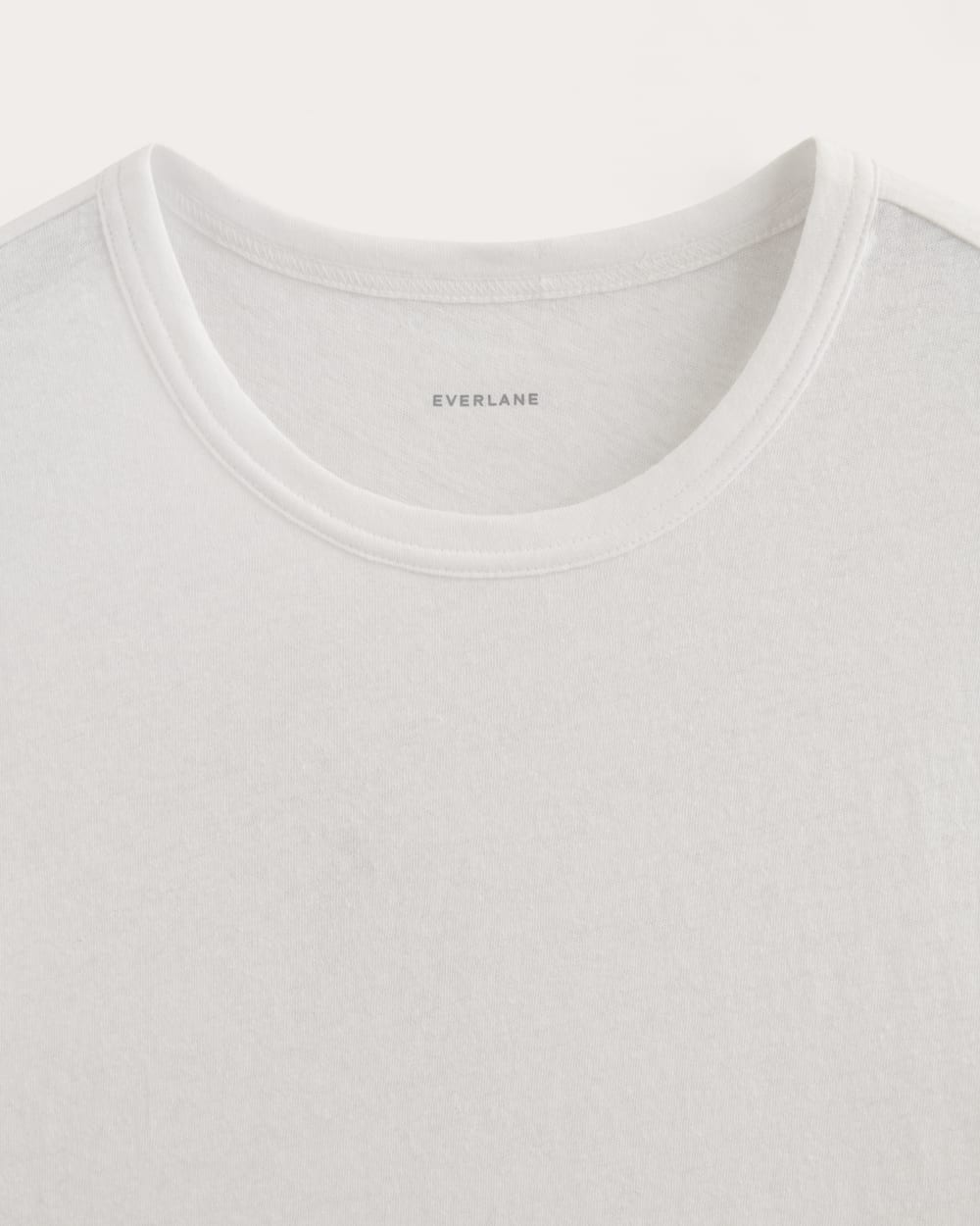The Cotton Linen Tee | White - Image 5