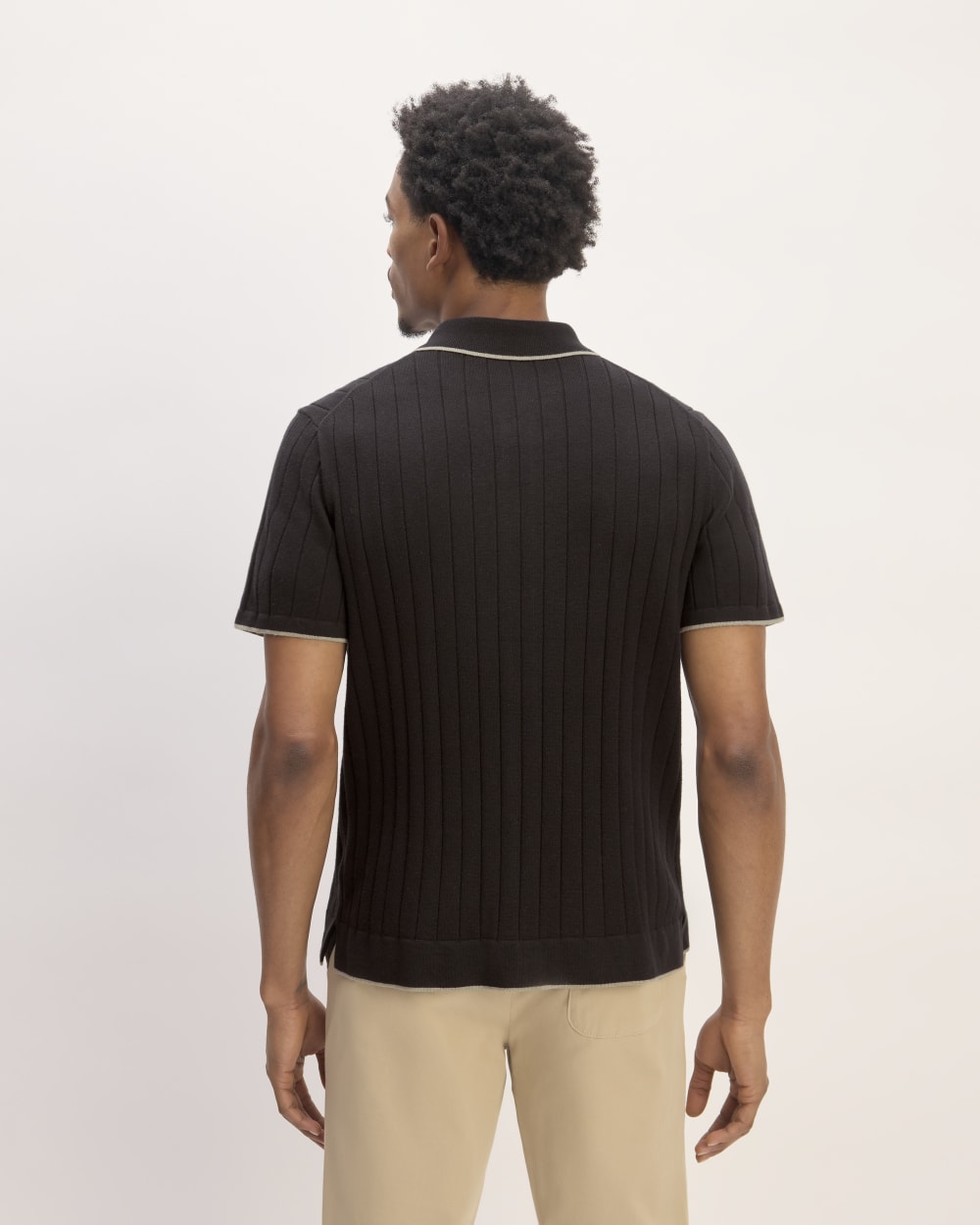 The No-Sweat Button-Down Polo | Black - Image 6