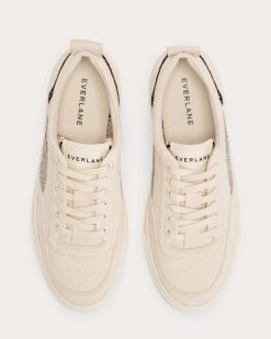 Alternative view of The Tread-Bare Sneaker | Natural Canvas / Black