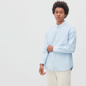 Alternative view of The Standard Fit Japanese Oxford Shirt | Uniform | Light Blue | Standard
