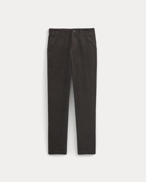 Alternative view of Wide Wale Corduroy Trouser | Dark Chocolate