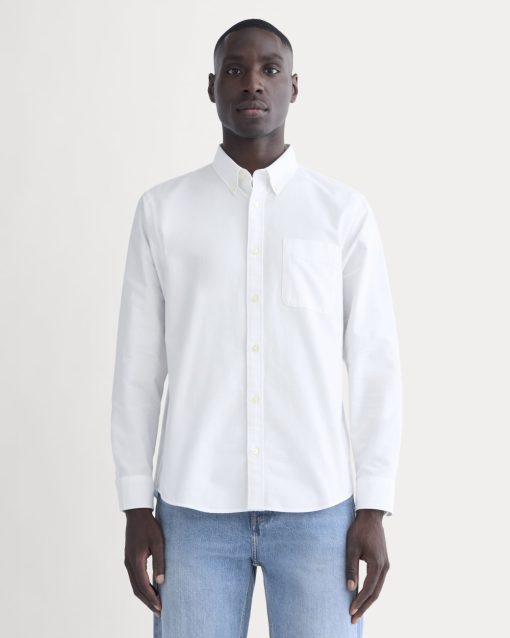 The Slim Oxford Shirt | White | Tall