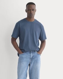 Archive Standard-Fit Cotton Crew | Midnight Navy
