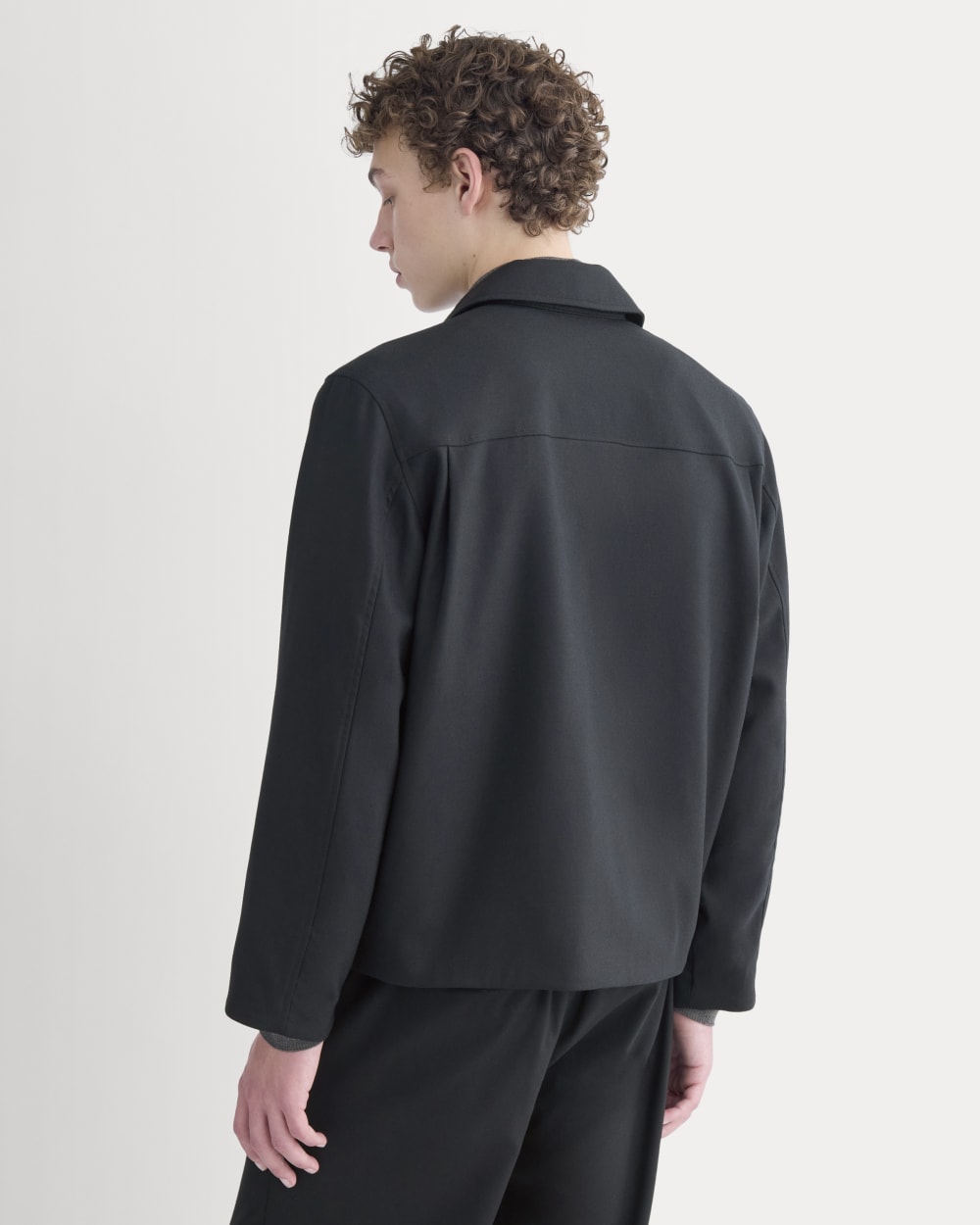 Tailored Zip Jacket | Black - Image 5